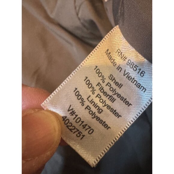 Coldwater Creek Quilted Vest Size 1X (18) – Fair Isle Snowflake Print, Hidden Mi - Picture 8 of 11